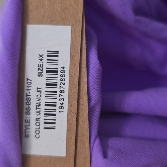 SKIMS FITS EVERYBODY HIGH CUT BODYSUIT IN ULTRA VIOLET/2X,3X, 4X/NWT - Picture 8 of 14